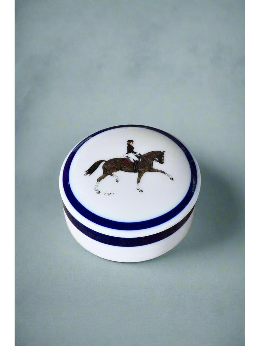 English Huntsman Equestrian Trinket Box